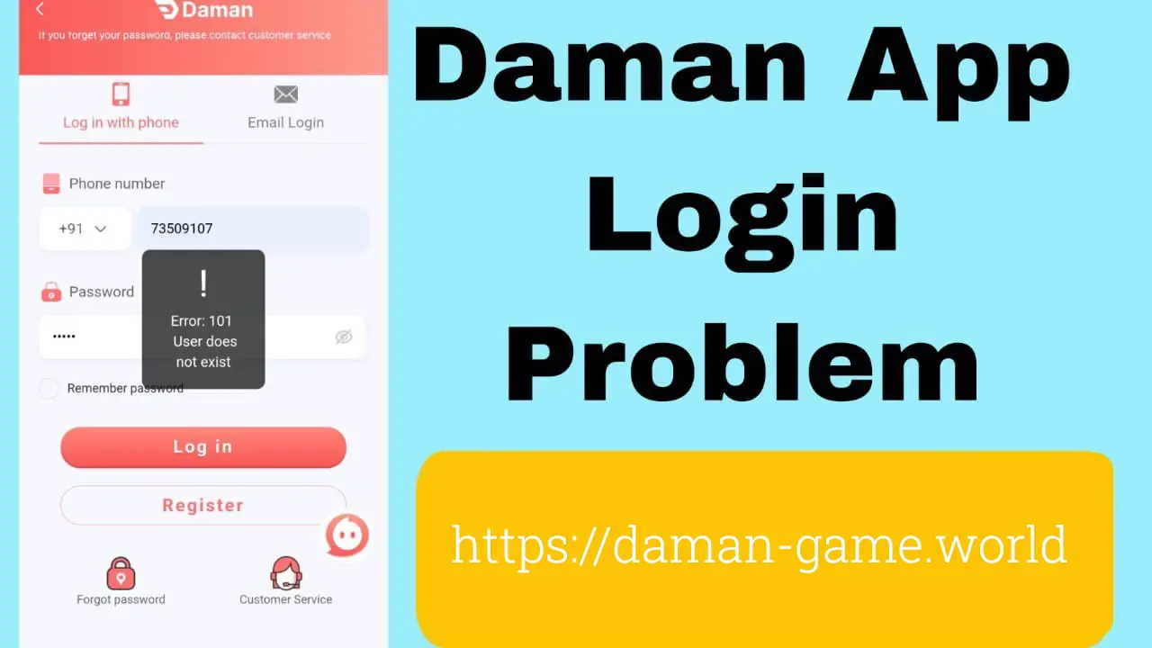 Daman Game Mobile Login