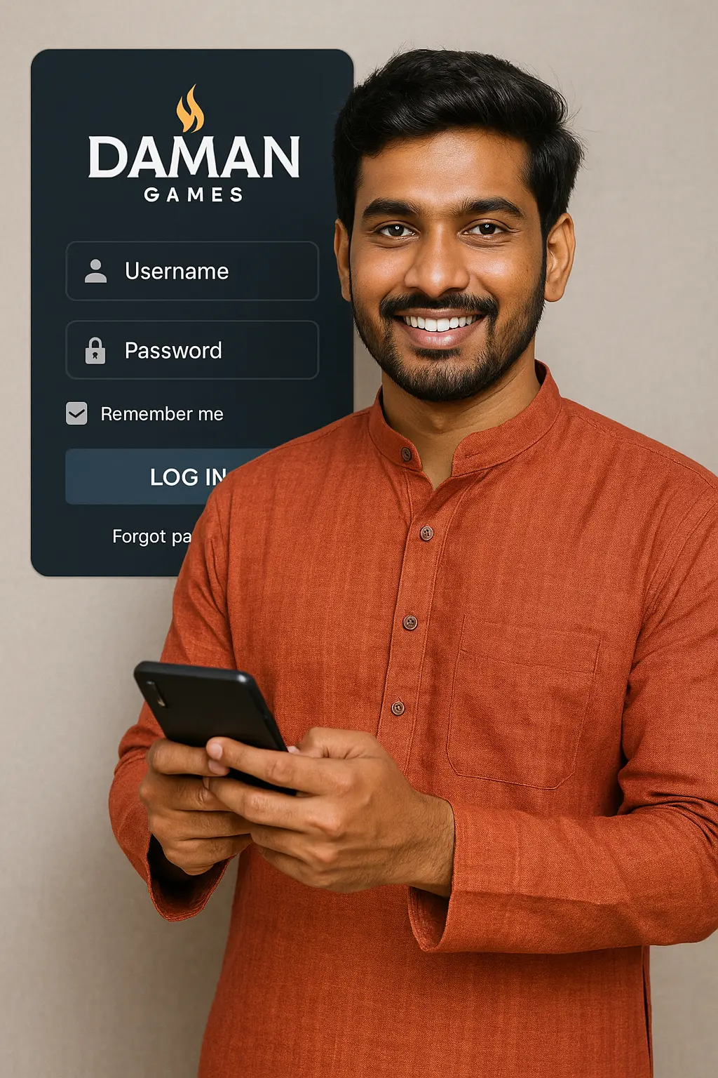 Daman Game Login System