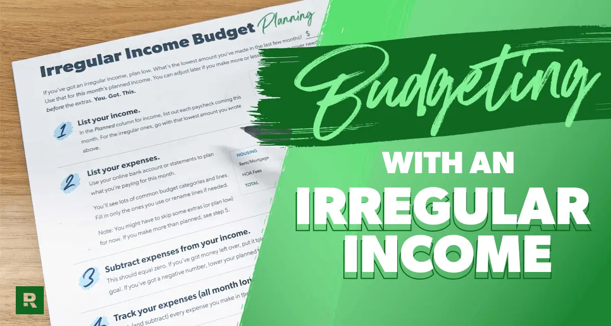 A detailed budget plan laid out on a desk with various income streams noted
